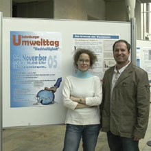Die Organisatoren des Umwelttags, Mag. Eva Volkar und Helfried Kreite Die Organisatoren des Umwelttags, Mag. Eva Volkar und Helfried Kreite