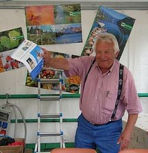 rührte die Werbetrommel: "Zirbl" Franz Karner rührte die Werbetrommel: "Zirbl" Franz Karner