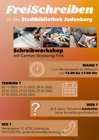 Stadtbibliothek Judenburg - Schreibworkshop