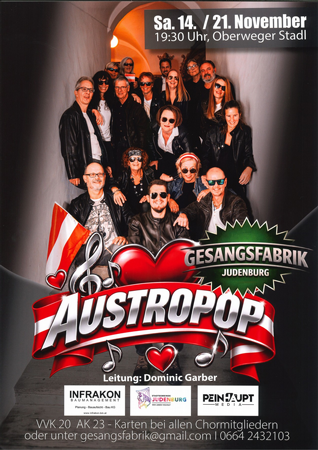 Austropop - Konzert der Gesangsfabrik Judenburg
