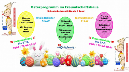 Kinderfreunde - Osterprogramm